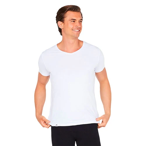Boody Men´s V-neck T-shirt Vit | Stl. S