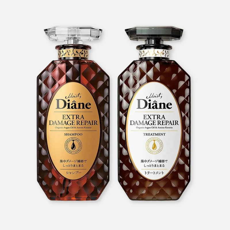 Diane Extra Damage Repair Shampoo & Treatment Set 450ml Each