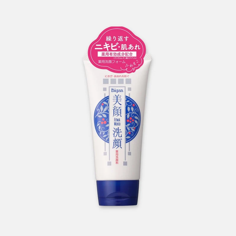 Meishoku Bigansui Acne Care Foam Face Cleanser 120g