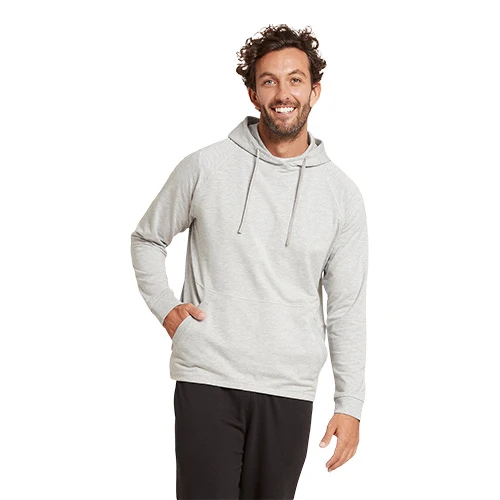 Boody Men´s Weekend Pullover Hoodie Grey Marl | Stl. S
