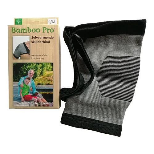 Bamboo Pro Axelstöd Självvärmande | Stl. S/M