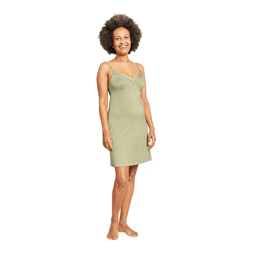 Boody Goodnight Slip Sleep Dress Sage | Stl. M
