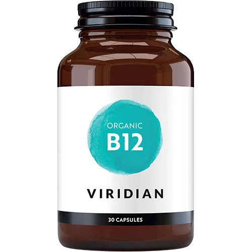 Viridian Nutrition B12-vitamin Kapslar Ekologisk | 30 kapslar