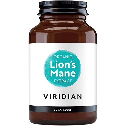 Viridian Nutrition Lion's Mane Extrakt Ekologisk | 30 kapslar