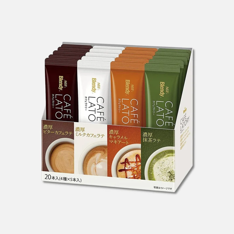 AGF Blendy Sticks Assortment Coffee Latory (Pack of 20)