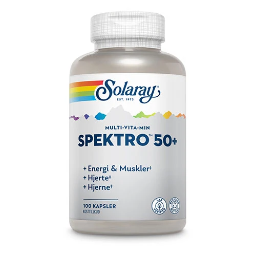 Solaray Spektro50+ Multi-vita-min | 100 kapslar