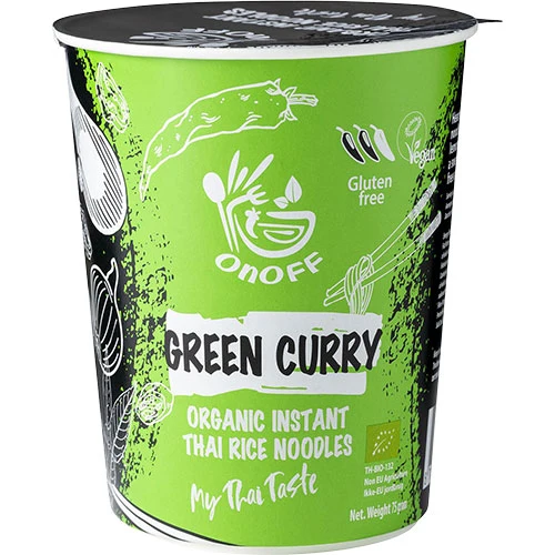 ONOFF SPICES Instant Nudelsoppa Ekologisk | Grön Curry