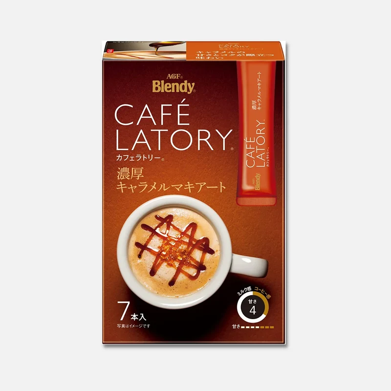 AGF Blendy Café Latory Caramel Macchiato 11.5g (Pack of 7)