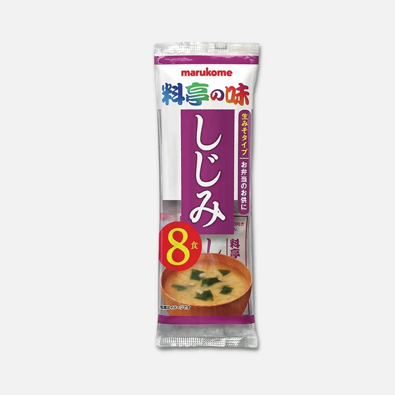 Marukome Ryotei No Aji Miso Soup Shijimi 19g (Pack of 8)