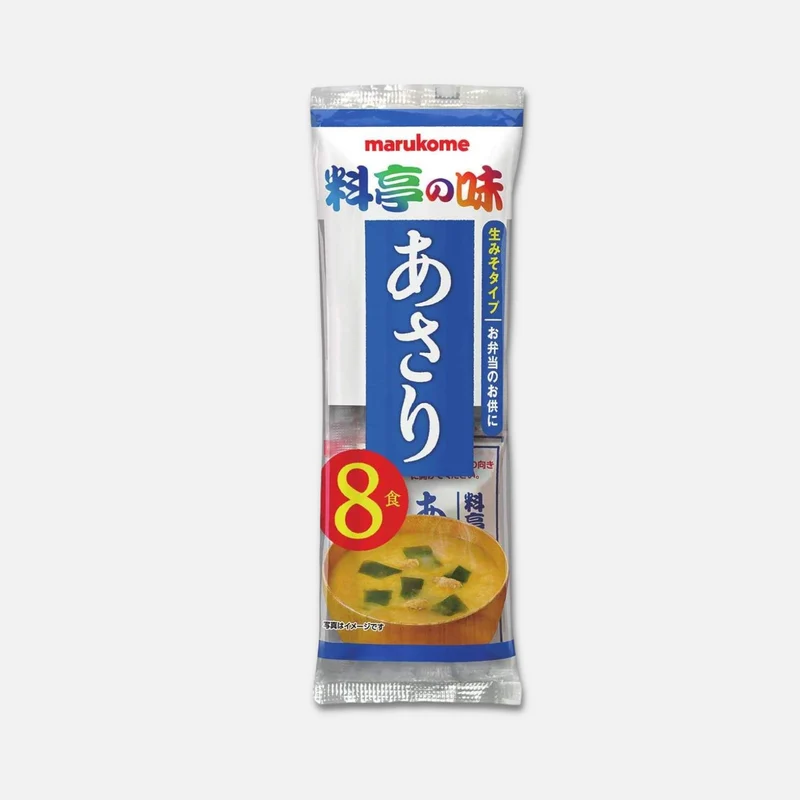 Marukome Ryotei No Aji Miso Clams Soup 19g (Pack of 8)