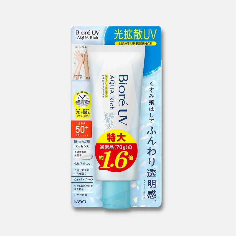 Biore UV Aqua Rich Light Up Essence SPF 50+ PA++++ 100g