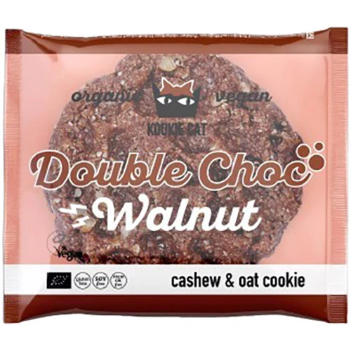 Kookie Cat Dubbel Choklad Valnöt Ekologisk | 50 g