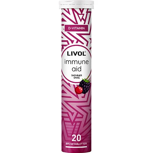 Livol Immune Aid, skogsbärssmak | 20 tabletter