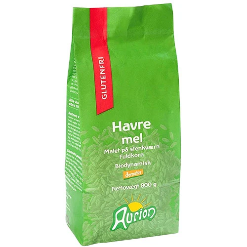 Aurion Glutenfritt Havremjöl Ekologisk Demeter | 800 g