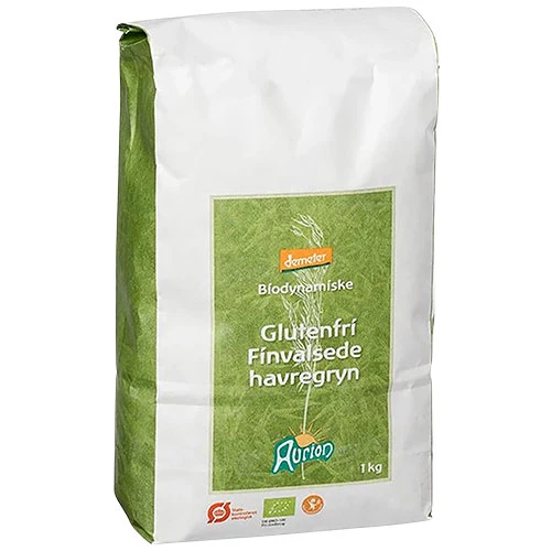 Aurion Glutenfria Havregryn, Fina Ekologisk Demeter | 1 kg
