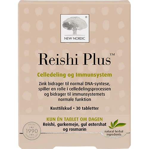 New Nordic Reishi Plus | 30 tabletter