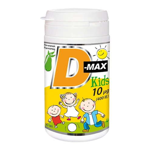 Vitabalans D-max Kids 10 μg | 90 tabletter