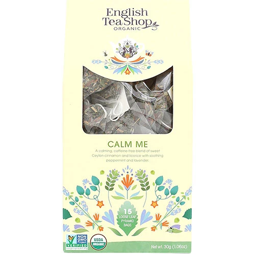 English Tea Shop Koffeinfri Te Calm Me Ekologisk | 15 påsar