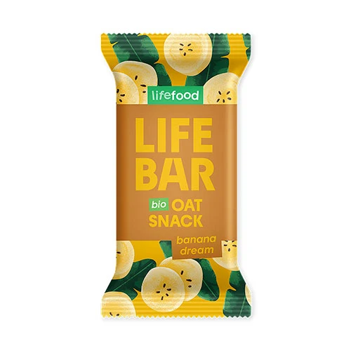 Lifefood LifeBar Havrebar Ekologisk Glutenfri | Banana Dream