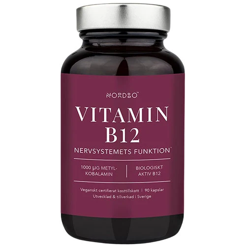 NORDBO Vitamin B12 | 90 kapslar