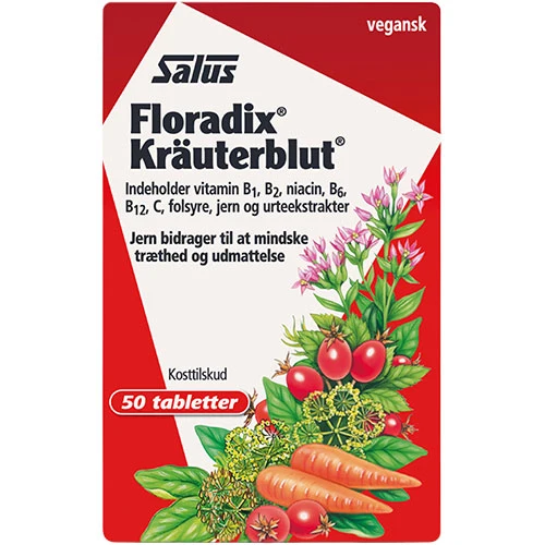 Salus Floradix Kräuterblut | 50 tabletter
