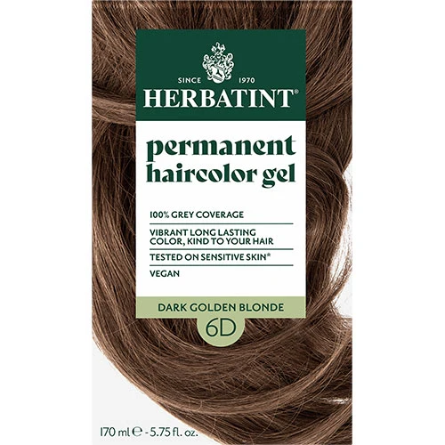 Herbatint Hårfärg | 6D Dark Golden Blonde