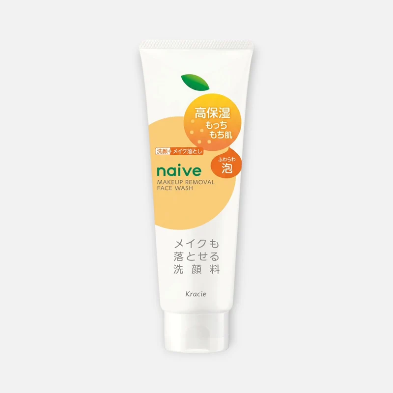 Kracie Naive Face Wash Foam Yuzu Ceramide 130g/180g