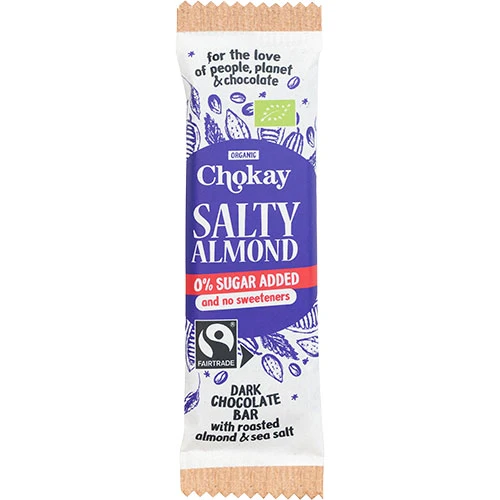 Chokay Mörk Saltad Mandel EKO | 35 g