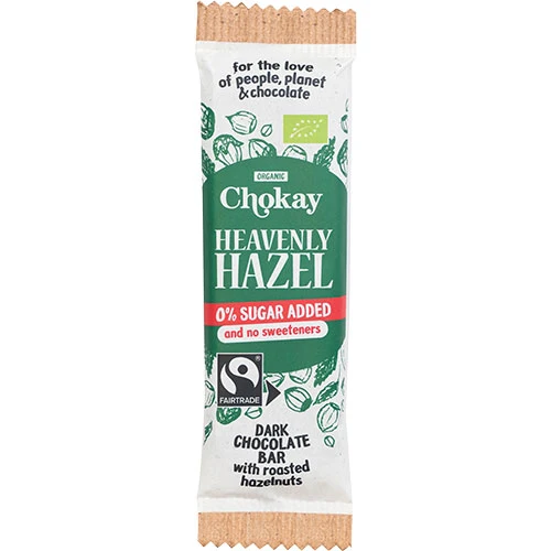 Chokay Chokladbar Ekologisk 30 g | Mörk Heavenly Hazel