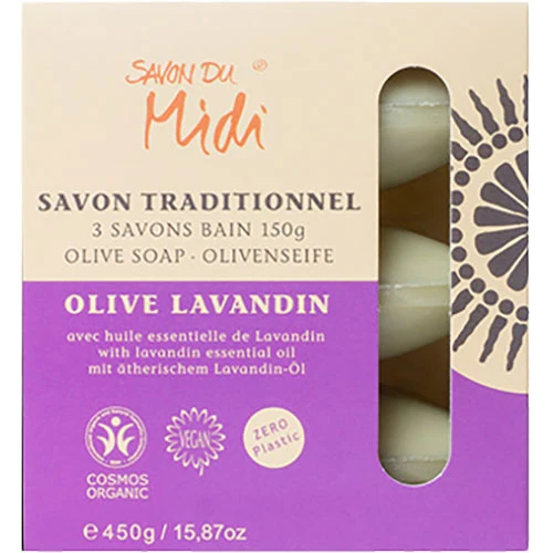 Midi Olivtvål med lavandin Ekologisk | 450 g