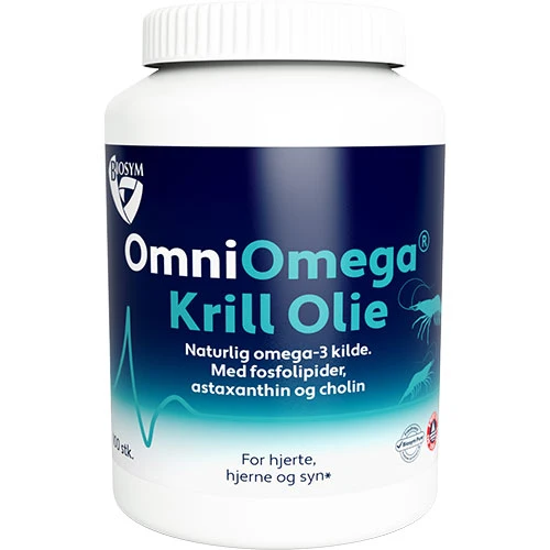 Biosym OmniOmega Krillolja | 100 kapslar