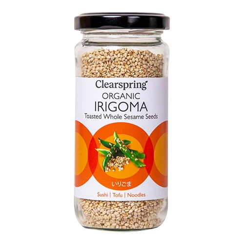 Clearspring Irigoma rostade hela sesamfrön Ekologisk | 100 g
