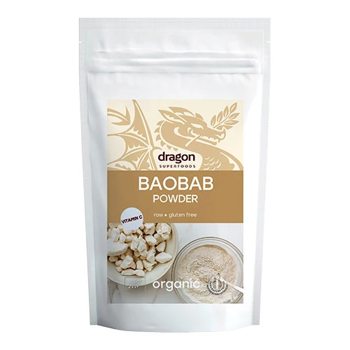 Dragon Superfoods Baobab pulver Ekologisk | 100 g