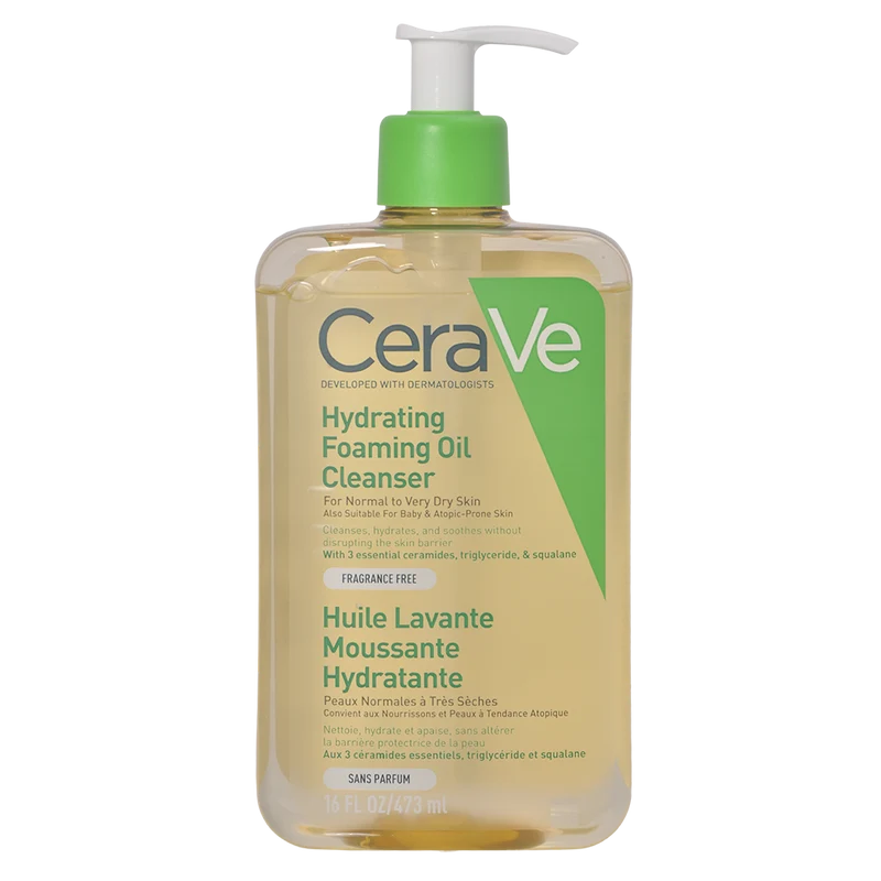 CeraVe Hydrating Foaming Oil Cleanser | 473 ml