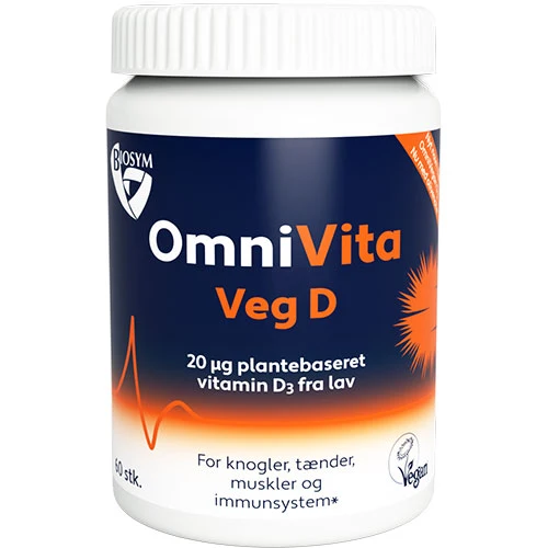 Biosym Omnivita Veg D | 60 kapslar
