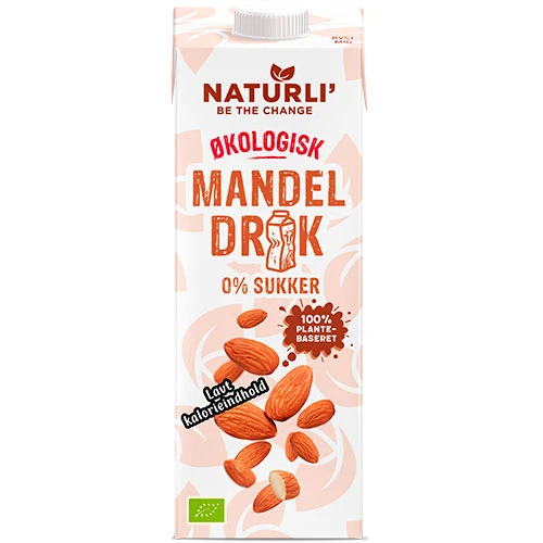 Naturli Mandeldryck osötad Ekologisk | 1 liter
