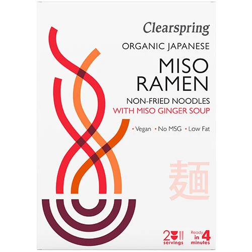 Clearspring Ramen nudlar med Miso- & Ingefärssoppa Ø