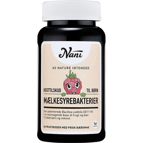 Nani Mjölksyrabakterier - barn | 60 gummies