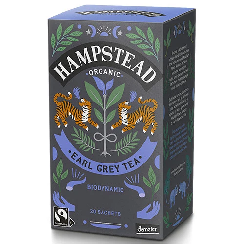 Hampstead Tea Tea Earl Grey te Ekologisk Demeter | 20 påsar
