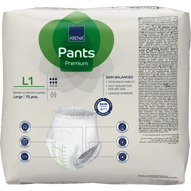Abena Premium Pants 1 Inkontinens | Str. L