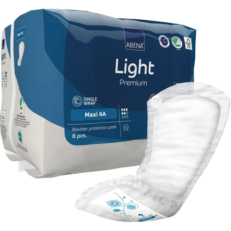 Abena Light Maxi 4A Kroppsformat Inkontinensskydd med tejp Premium | st