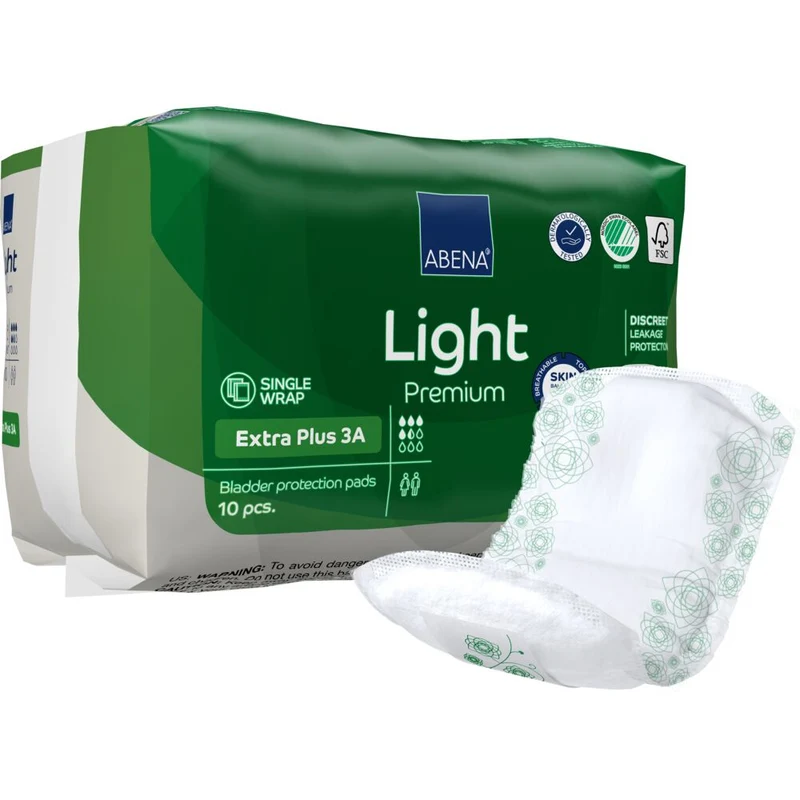 Abena Light Extra Plus 3A Inkontinensskydd | 10 st