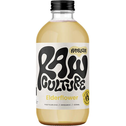 Raw Culture Kombucha Fläder Ekologisk | 330 ml