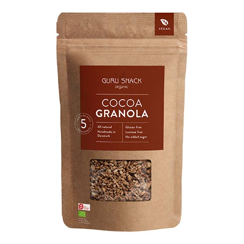 Guru Snack Granola Kakao Ekologisk | 350 g