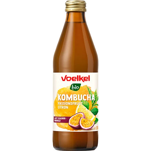 Voelkel Kombucha Passionsfrukt och Citron Ekologisk | 330 ml