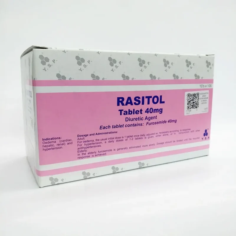 #RASITOL 40MG (FUROSEMIDE 40MG) 10S
