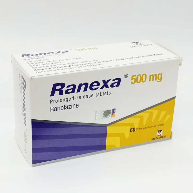 Ranexa 500mg Tab 3x20s