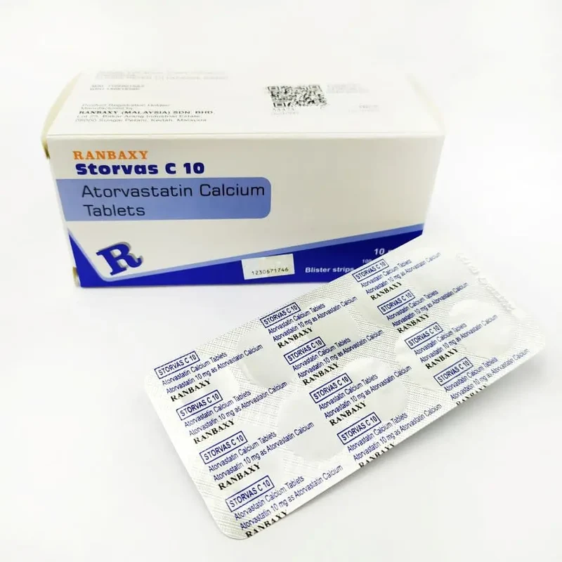 RANBAXY STORVAS C 10MG 10X10S