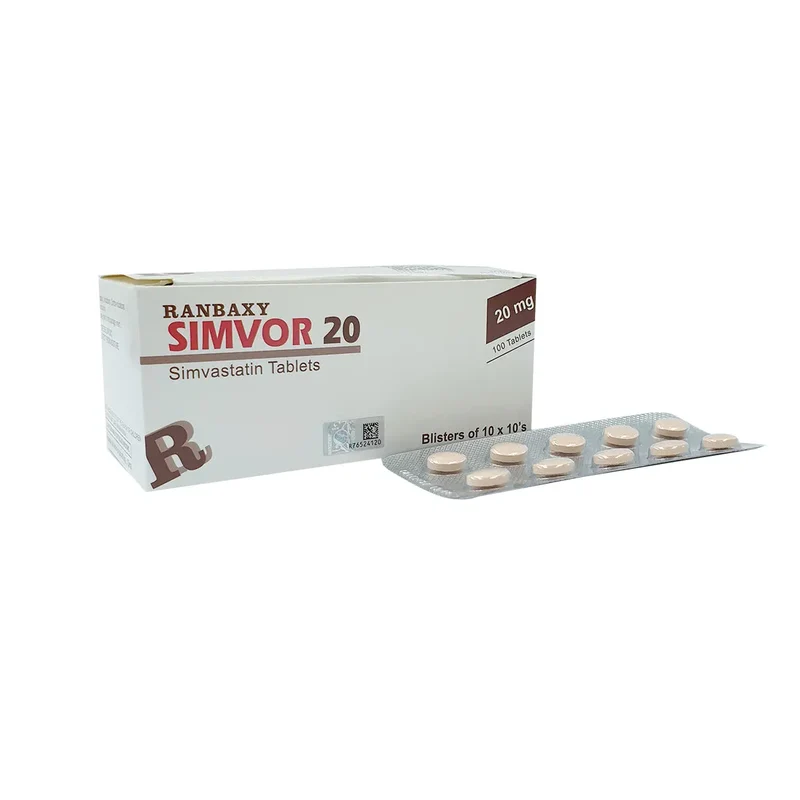Ranbaxy Simvor 20mg 10x10s