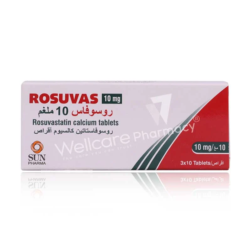 Rosuvas 10mg Tablet 30'S